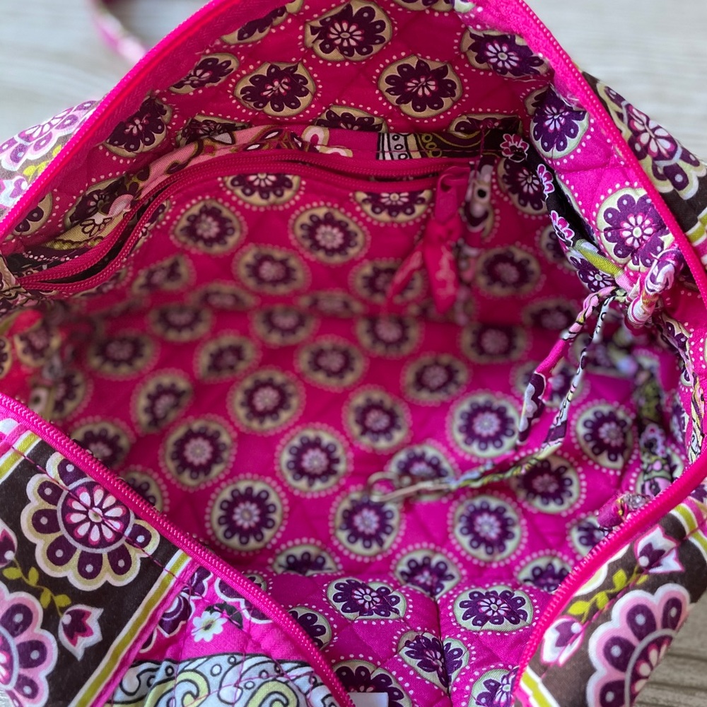 Vera Bradley purple paisley purse - Picture 7 of 11